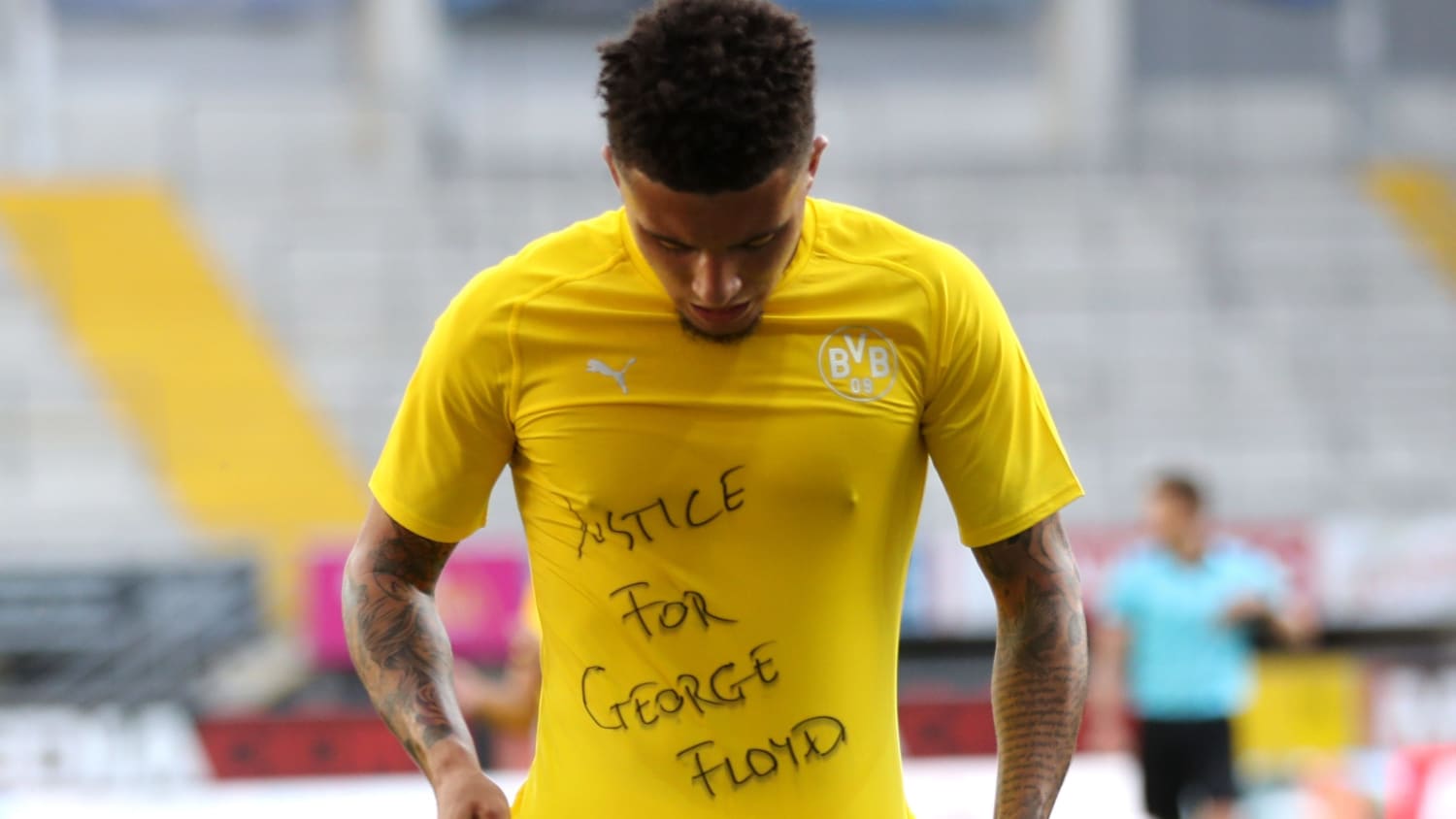 European soccer player reveals 'Justice for George Floyd' message after scoring goal