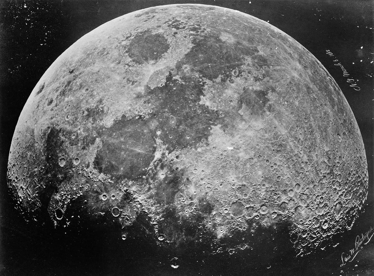 We're struck with a sense of calm and wonder when we look at this image. It is a feeling that we wanted to share with you. Lewis M. Rutherfurd captured this image in 1865 from an observatory he built in the garden of his lower Manhattan home. Learn more: