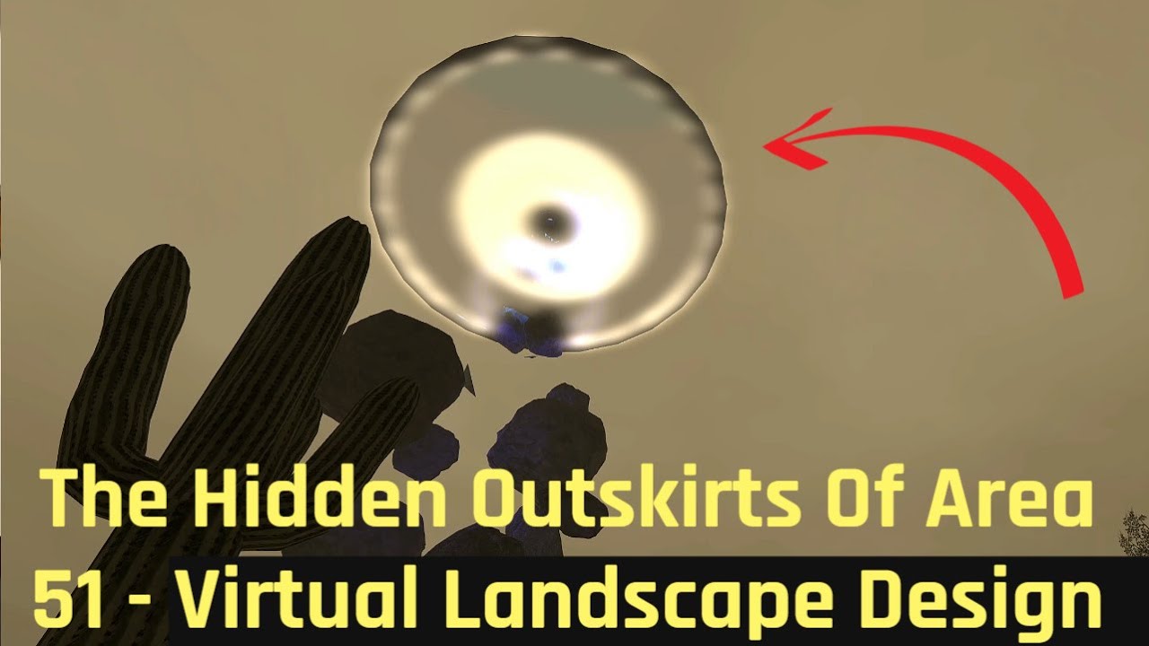The Hidden Outskirts Of Area 51 - Virtual Reality Design Art