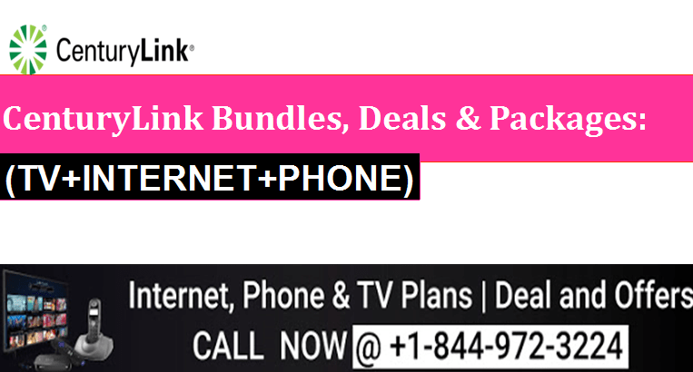 .Century-link offers Double Play & Triple Play Bundle