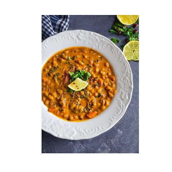 Instant Pot Black Eyed Peas Curry using Coconut Milk #vegancurry