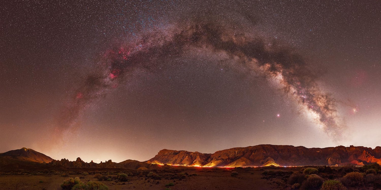 Full Milky Way Arch at the Ucanca Valley / Caldera de Las Cañadas / Tenerife 2020