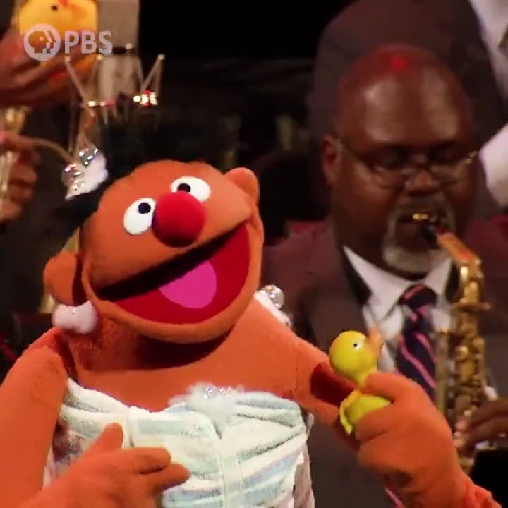 Now's your chance to see @jazzdotorg's A Swingin’ @SesameStreet Celebration. Join the Jazz at Lincoln Center Orchestra with @WyntonMarsalis & all of your favorite characters in this special concert intended for all ages. Catch it tonight at 9/8c on @PBS or via the PBS app.