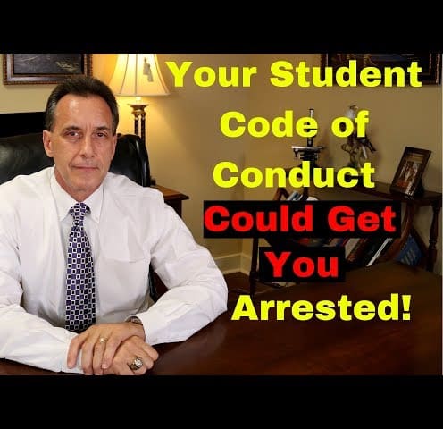 Your University Student Code of Conduct Can Land You in Jail