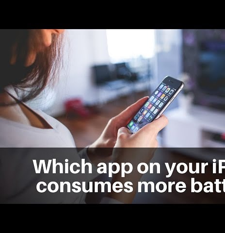 How to know which app on your iPhone consumes more battery - Increase battery life