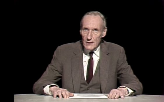 When William S. Burroughs Appeared on Saturday Night Live: His First TV Appearance (1981)