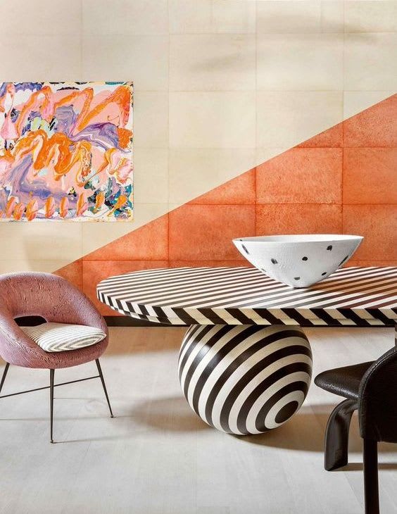 Art Meets Interior Design | Postmodern Dining Room