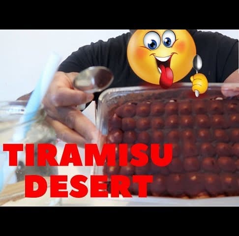ASMR TIRAMISU DESSERT EATING (NO TALKING EATING SOUNDS)