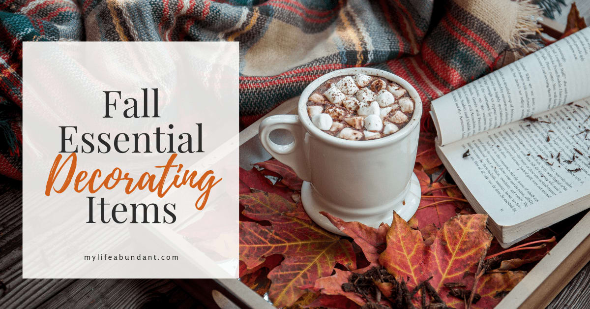Fall Essential Decorating Items
