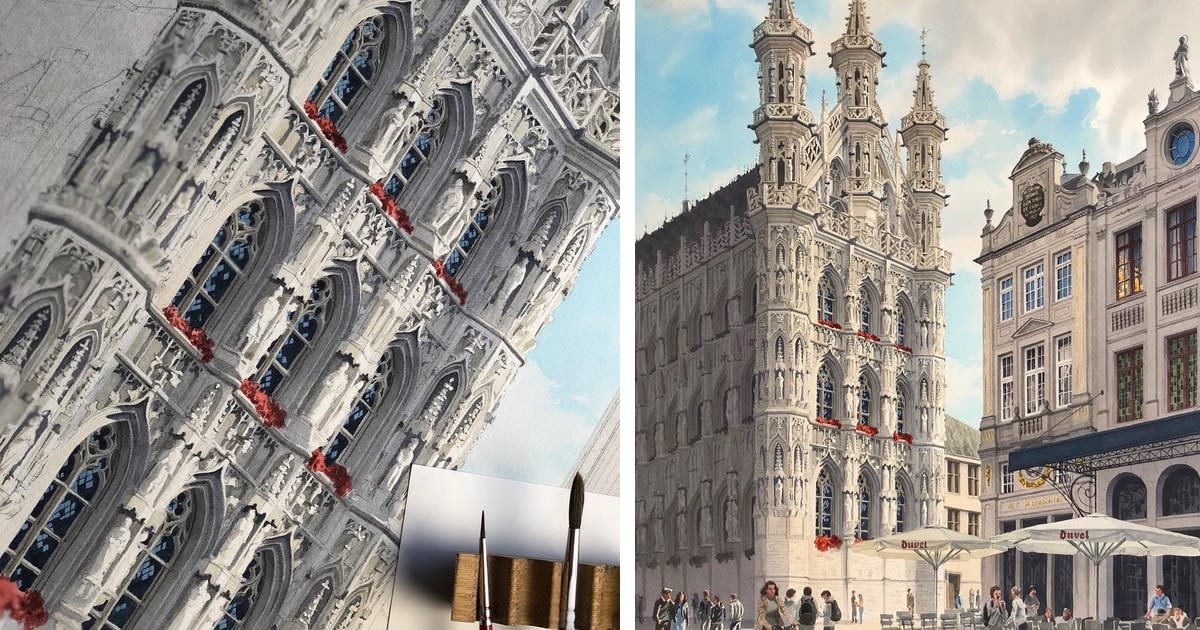 Traveling Artist Paints Exquisite Watercolors Immortalizing Europe’s Old World Architecture