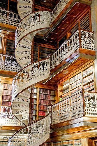 Library in Florence, Italy