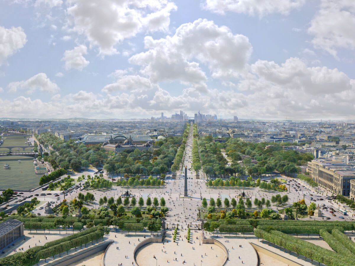 Paris’ Champs-Élysées will be transformed into an urban oasis