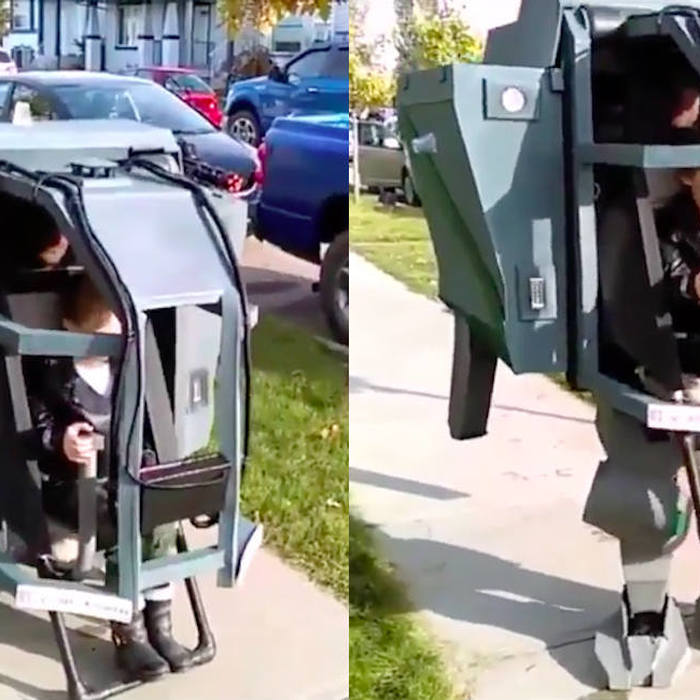 This Father-Daughter Duo Already Won Halloween With Their Alien-Themed Costume
