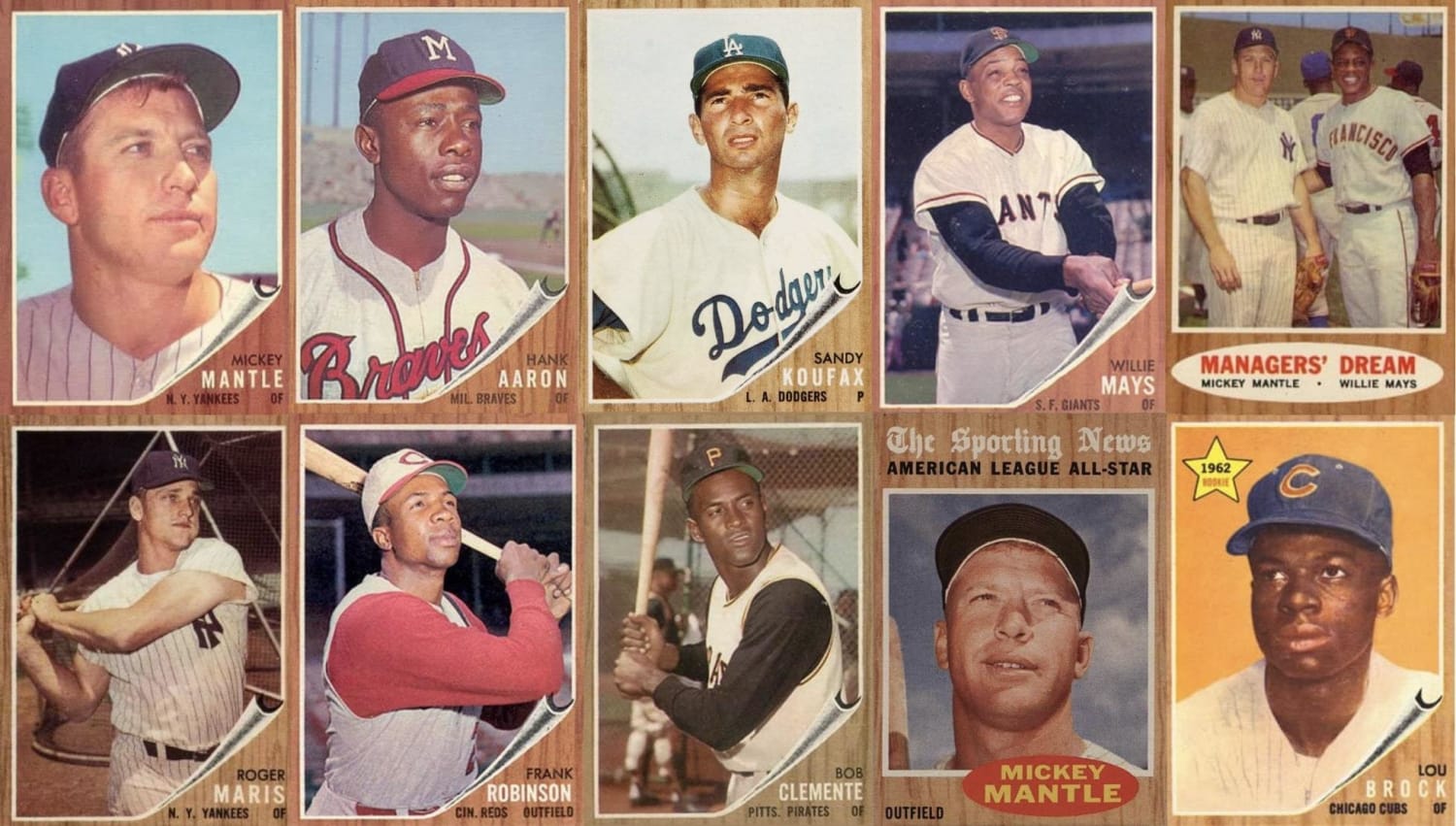 10 Most Valuable 1962 Topps Baseball Cards