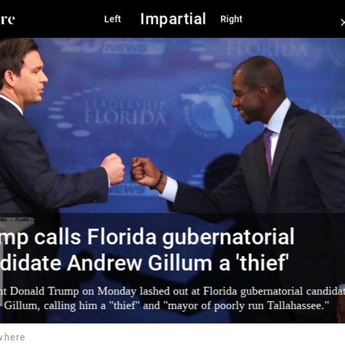 Trump calls Florida gubernatorial candidate Andrew Gillum a 'thief'