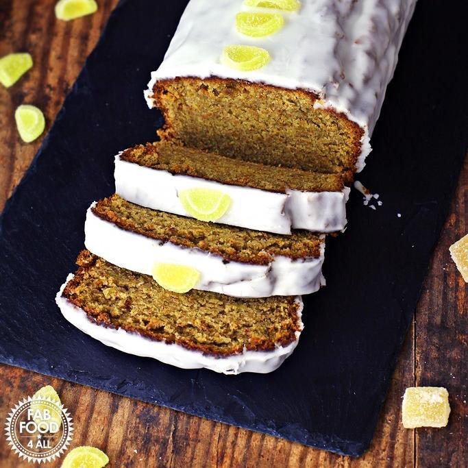 Easy Ginger Avocado Cake with Lemon Drizzle
