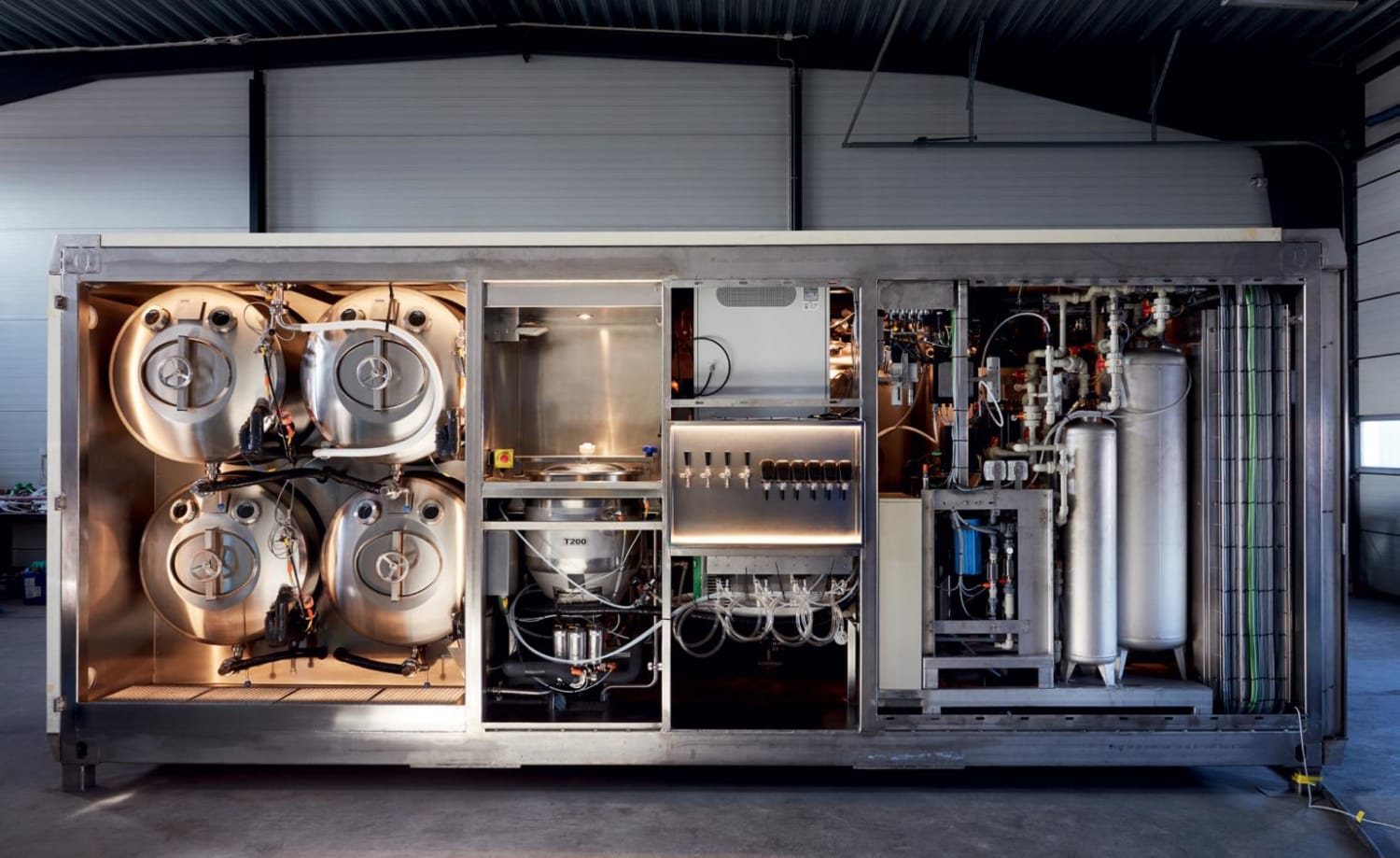 A solar-powered microbrewery has design-led energy in Sweden
