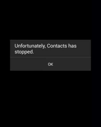 Fix Unfortunately Contacts Has Stopped Issue On Android