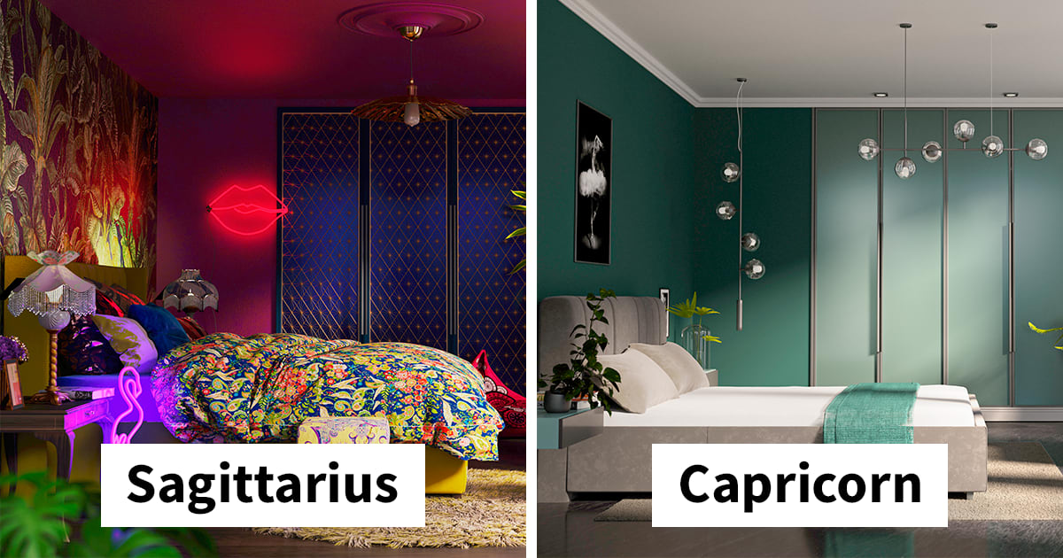 Here’s What A Perfect Bedroom For Each Star Sign Would Look Like (12 Pics)