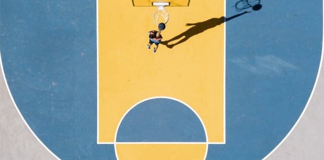 Basketball Court Photography by Petra Leary - EverythingWithATwist