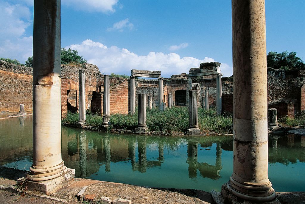 Archaeologists have found the Roman emperor Hadrian's palatial breakfast chamber, where he dined before servants on a marble throne: