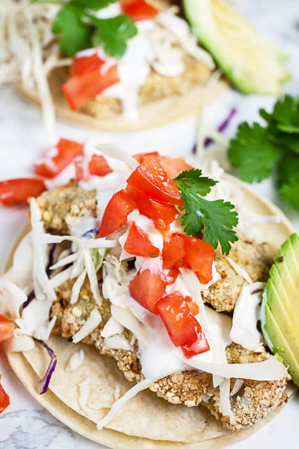 Healthy Air Fryer Fish Tacos Recipe