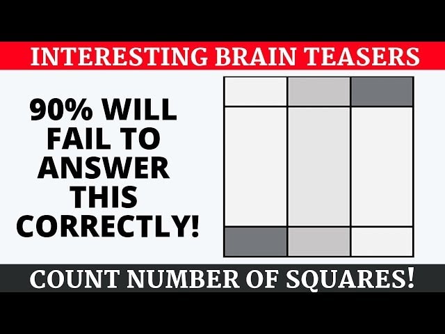 INTERESTING #BRAINTEASERS TO CHALLENGE YOUR BRAIN