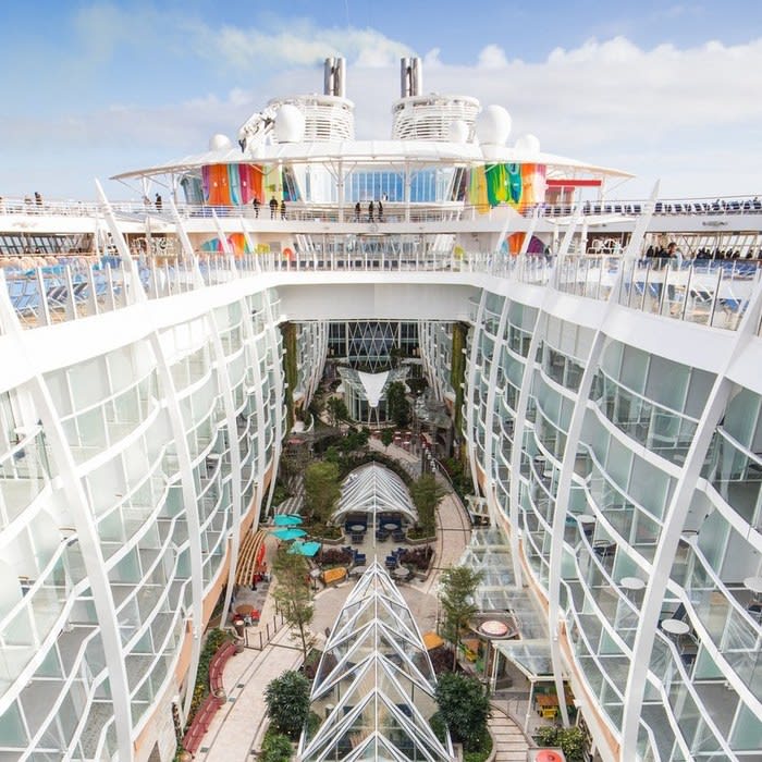 The World's Biggest Cruise Ship Has Its Own 10-Story Slide and Carousel