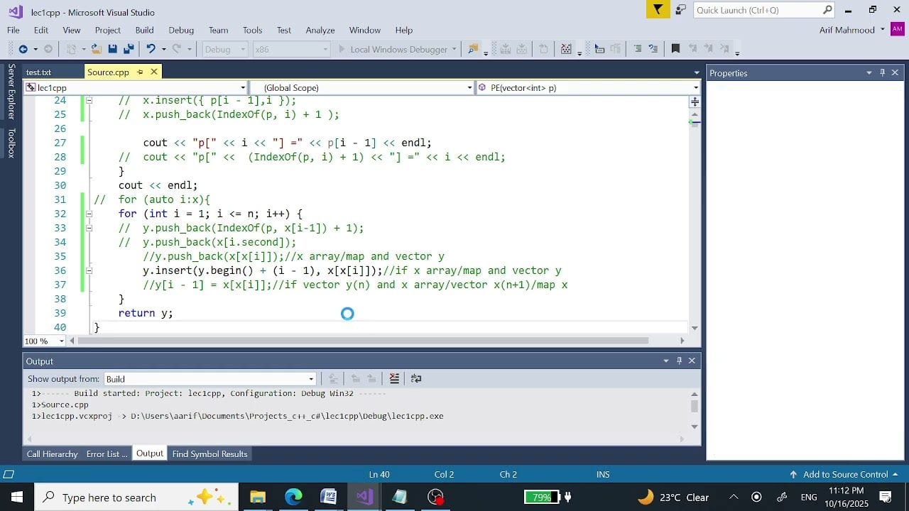 Vector/List, Array of Vector/List & map/Dictionary in c++ and c#. Add ...