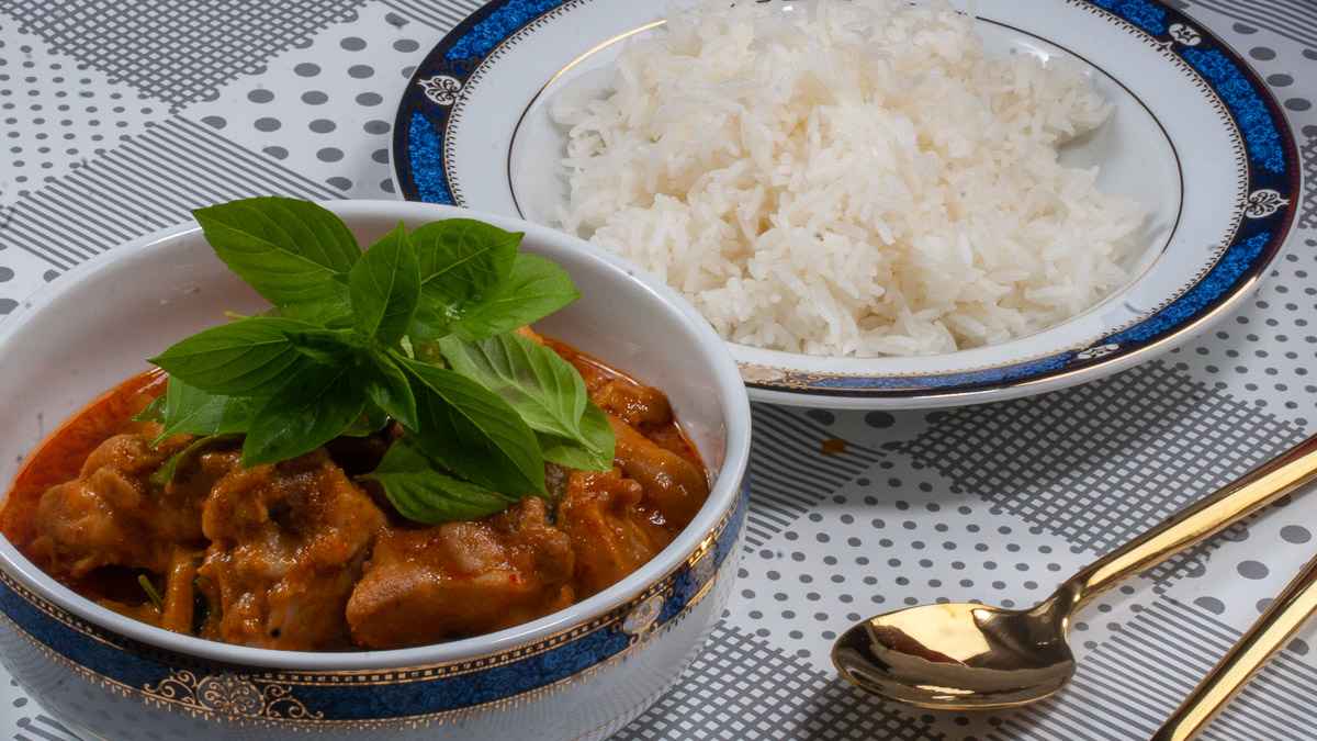 Simply Great Thai Coconut Chicken Curry Recipe with Pumpkin