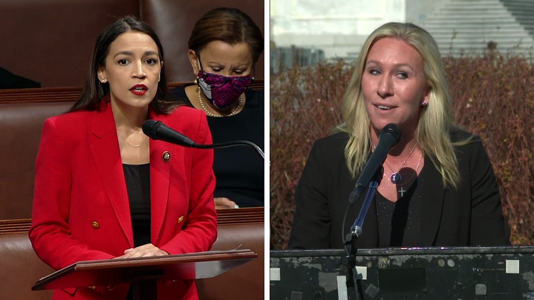 Since-deleted video shows Marjorie Taylor Greene harassing Alexandria Ocasio-Cortez's office during 2019 Capitol Hill visit