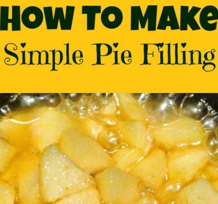 How To Make A Simple Fruit Pie Filling