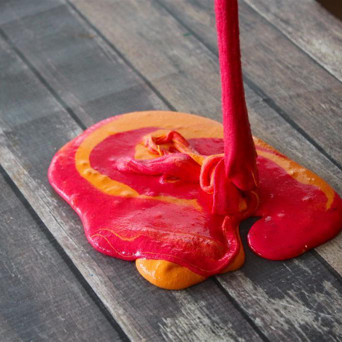 Make Your Own Lava Slime Recipe for Kids & Science Parties