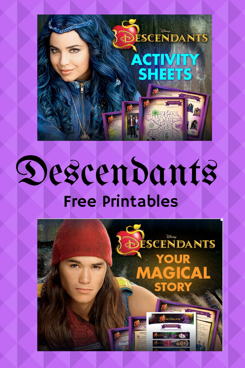 Descendants: Make Your Magical Story and More Free Printables