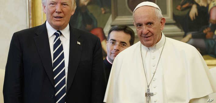 Trump 'Determined to Pursue Peace' After Talks with Pope