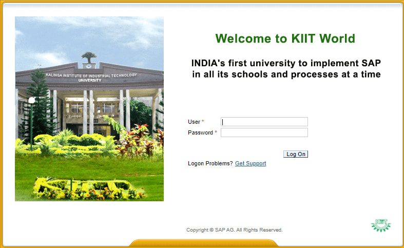 KIIT SAP Portal || Kalinga Institute of Industrial Technology