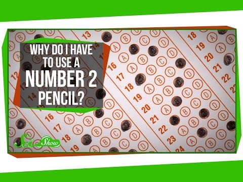 Why do I have to use a number 2 pencil?