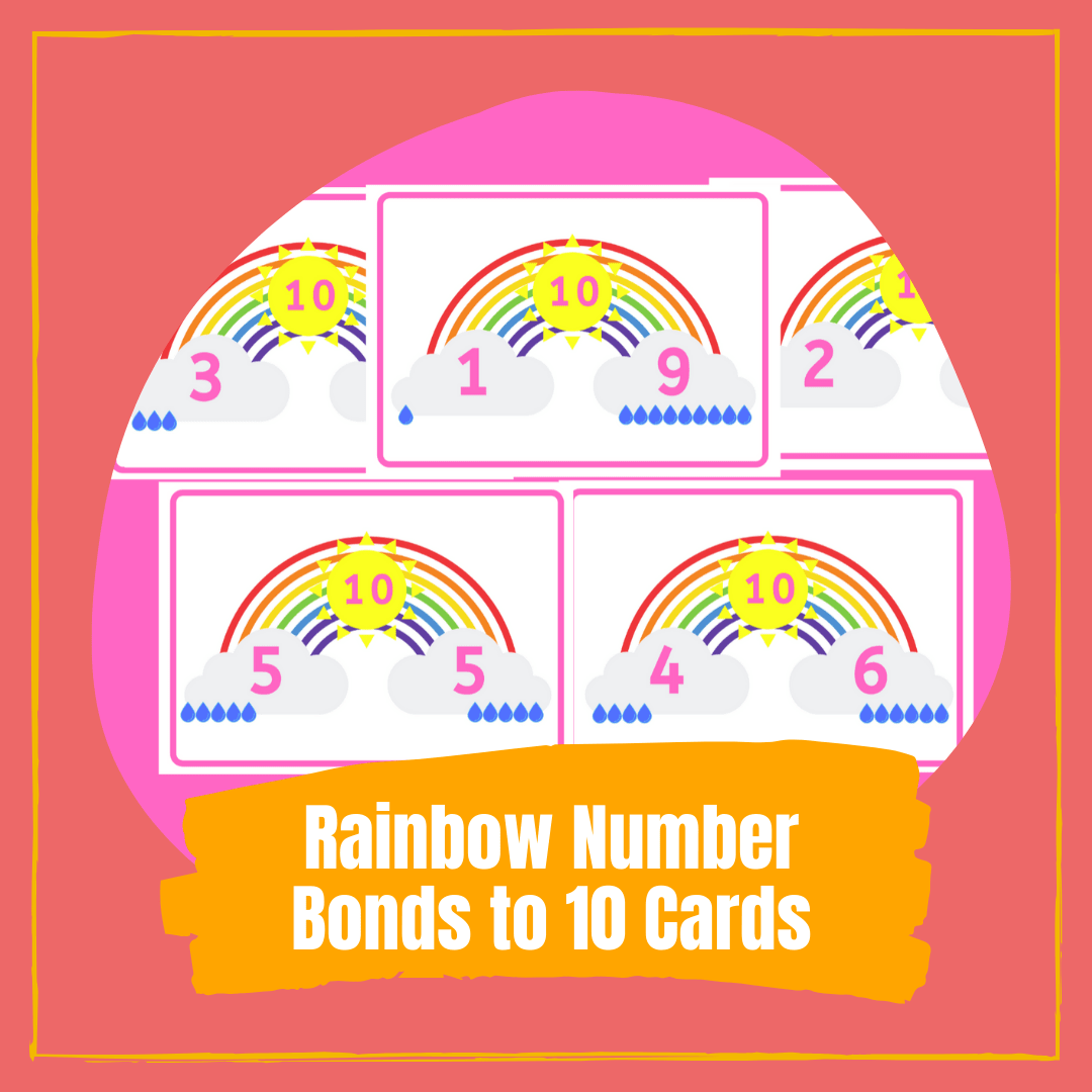 Rainbow Number Bonds to Ten Cards And Game