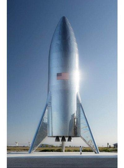 Elon Musk shows off prototype of Mars-bound rocket, Starship