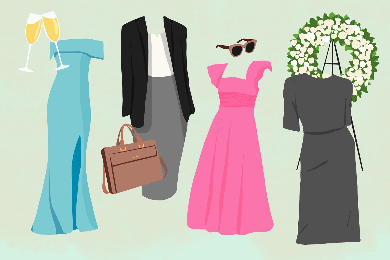 What to Wear to Every Occasion: Weddings, Showers, Funerals, Business Events, and More