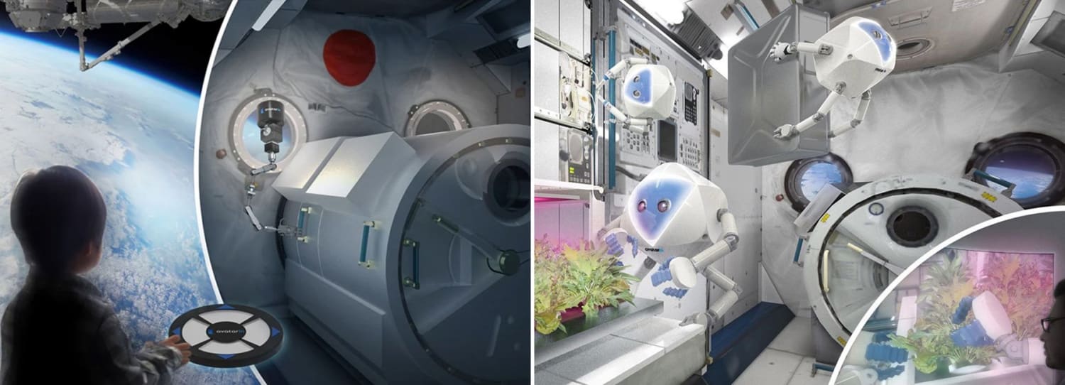 the world's first 'space avatar' offers views from onboard the ISS