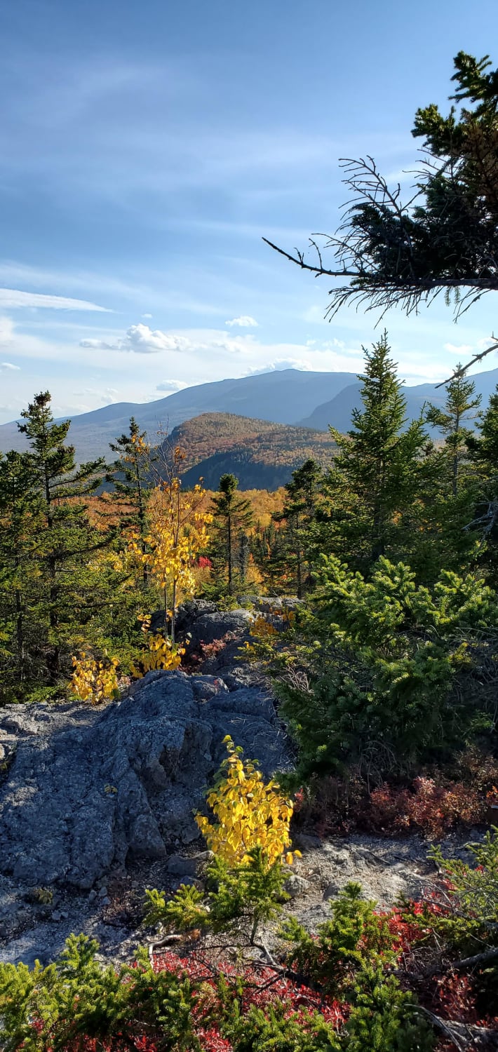 A view to climb for! Eastern Spur Overlook, Horse Mountain, Baxter State Park, Maine, USA