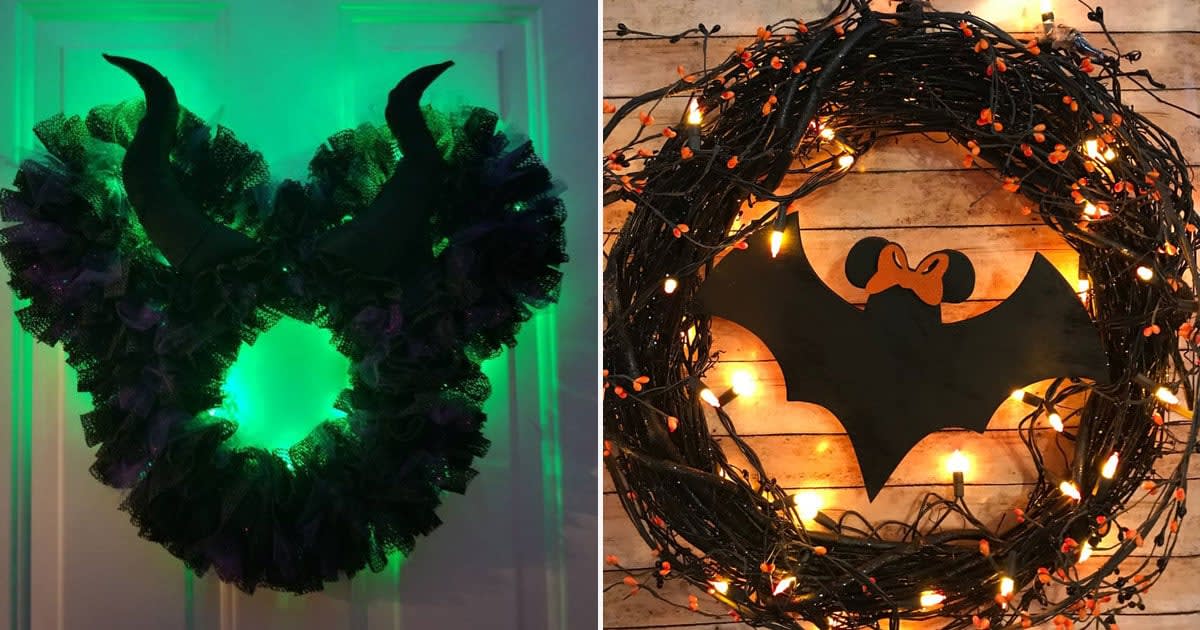 12 Disney Halloween Wreaths That Are the Perfect Mix of Spooky and Magical