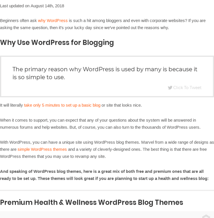 12 Best Health and Wellness WordPress Blog Themes of 2018