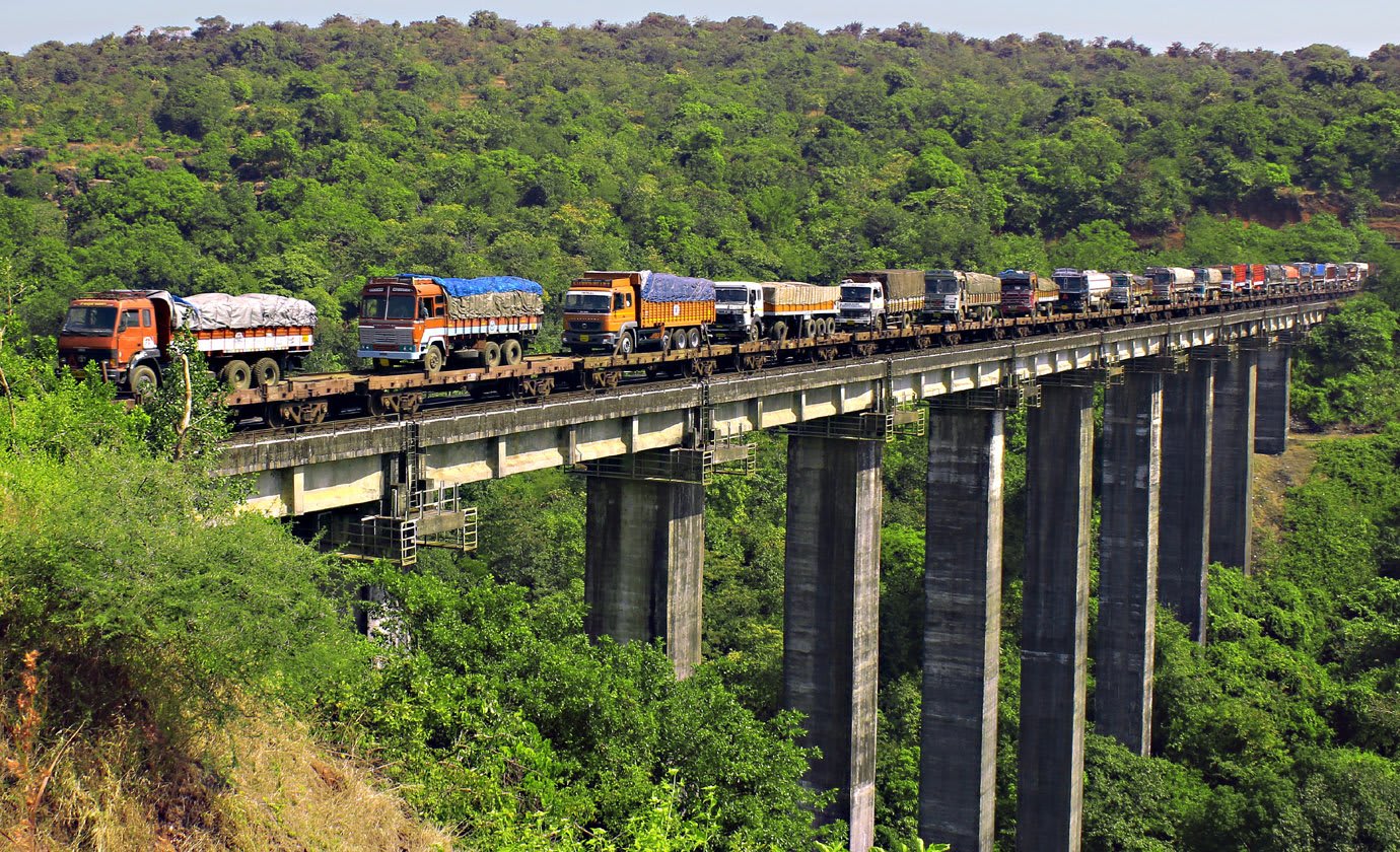 Indian Railways Ro-Ro Freight Service, South Western India