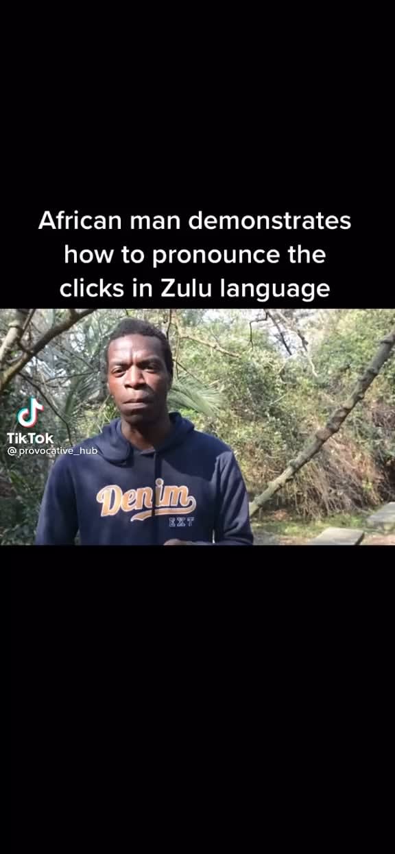 How to pronounce the clicks in Zulu language