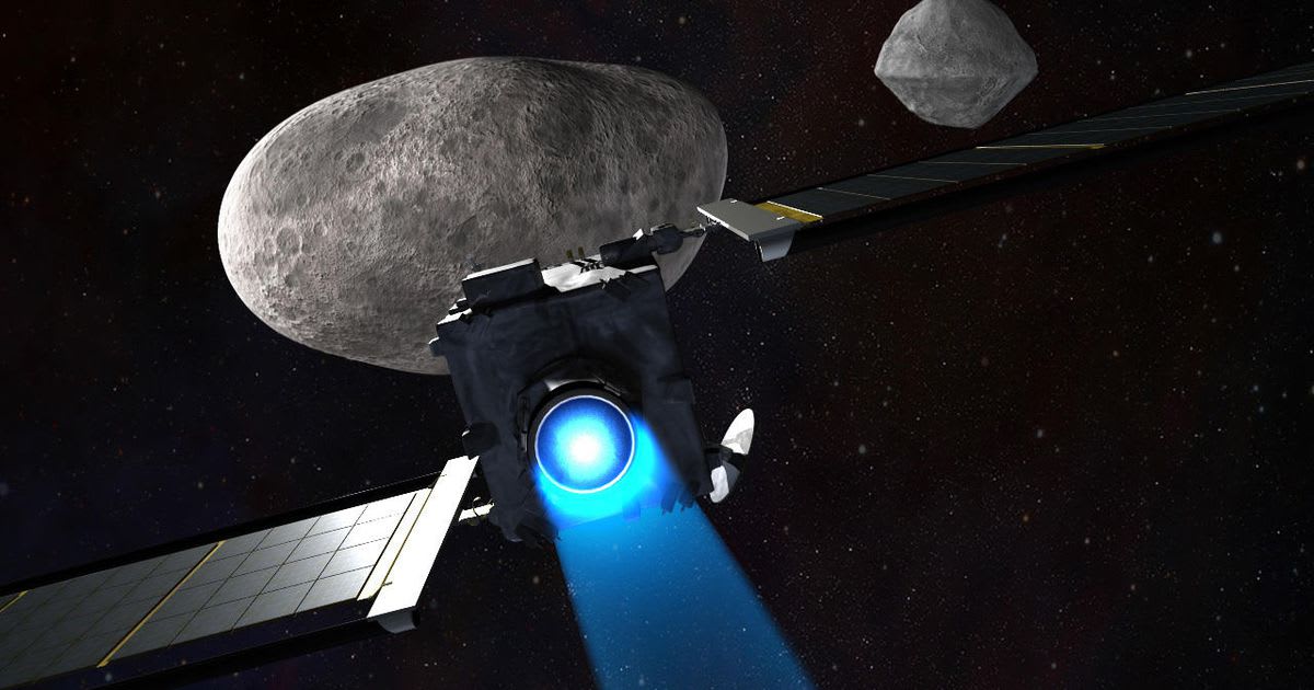 NASA will smash a spacecraft into 'Dimorphos', a moon the size of Egypt's Great Pyramid