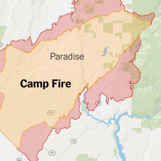 Maps: Tracking the Spread of the California Fires
