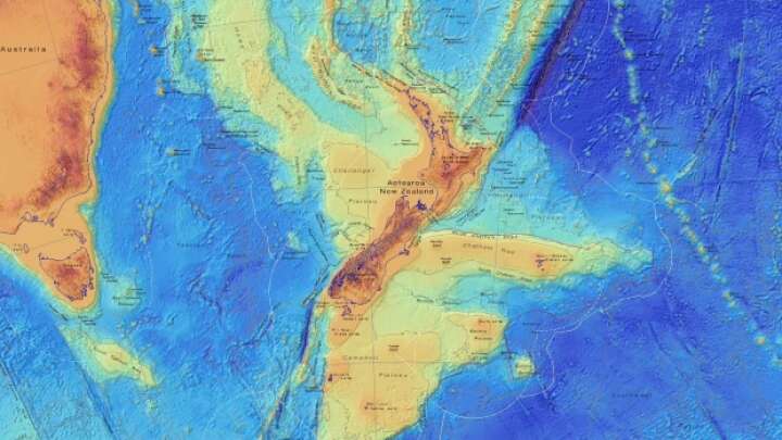 Long-Lost Continent Of Zealandia Shown In Stunning New Maps