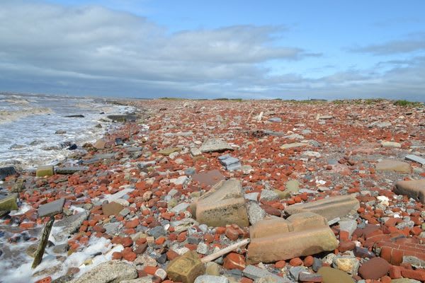Liverpool's Crosby Beach Is a Mile of World War II Blitz Rubble